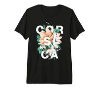 Corsica Floral Design French Nature Vibes Premium T-Shirt