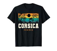 Corsica France Beach Sunset Design T-Shirt
