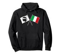 Corsica Italy Flag Crossed Corsican Pride Design Pullover Hoodie