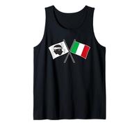 Corsica Italy Flag Crossed Corsican Pride Design Tank Top