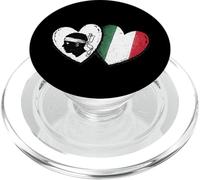 Corsica Italy Flag Heart Corsican Pride Island Design PopSockets PopGrip for MagSafe