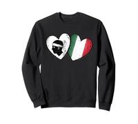 Corsica Italy Flag Heart Corsican Pride Island Design Sweatshirt
