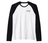 Corsica Italy Flags Pocket Pride Heritage Design Raglan Baseball Tee