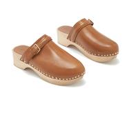 Corsica Leather Clogs Cognac 36EU