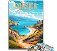 Corsica Mediterranean 1000 Piece Jigsaw Puzzle for Adults And Teenagers, Educational Stress Relief Toy for Is Ideal As A Gift for The Whole Family 1000pcs(26x38cm)