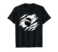 Corsican Flag Value Graphic T-Shirt, Men, Black, XL