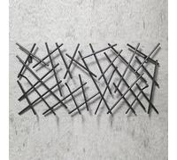 corsicana medium metal wall hung coat rack in black