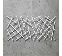 corsicana medium metal wall hung coat rack in white