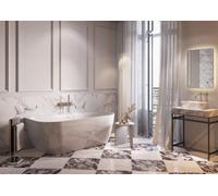 Corso Bathrooms Back To Wall Beach Gleam Freestanding Bath