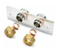 Corso Bathrooms Bidet Douche Thermostatic Shower Fixing Wall Plate Bathroom Toilet Valve Back Chrome Concealed