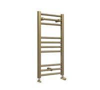 Corso Bathrooms Brushed Brass 800 X 400mm Towel Radiator Ladder Rail Bathroom - Lifetime Guarantee