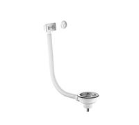 Corso Bathrooms Chrome Universal Kitchen Sink Waste 90mm