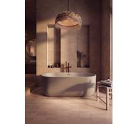 Corso Bathrooms Garden Of Eden Matt Clay Oval Freestanding Bath 1700 X 750mm