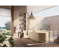 Corso Bathrooms Garden Of Eden Matte Stone Oval Bath 1700mm