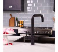 Corso Bathrooms Impromta Biometric Fingerprint 3-In-1 Boiling Hot Water Tap Matt Black