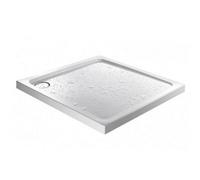 Corso Bathrooms Storny 760mm X 760mm Shower Tray - Corner Waste