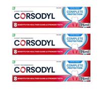Corsodyl Complete Protection Extra Fresh Toothpaste 75ml - Pack of 3