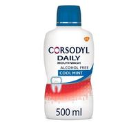 Corsodyl Daily Care Alcohol Free Cool Mint Mouth Wash 500ml - Pack of 3