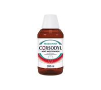 Corsodyl Fresh Mint Intensive Treatment Mouthwash For Bleeding Gums, Irritated Gums, Mouth Ulcer and Bad Breath Mouthwash, 300ml