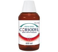 Corsodyl Fresh Mint Mouthwash, Gum Disease Treatment, Adults, 600 ml | Chlorhexidine digluconate mouthwash, for gingivitis, bleeding gums, mouth ulcers, post dental treatment care