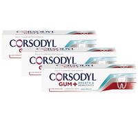 Corsodyl Gum+ Breath & Sensitivity Toothpaste, for Gum Care, Bad Breath and Sensitive Teeth, Pack of 3 x 75ml
