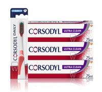 Corsodyl Gum Care Ultra Clean Toothpaste and Toothbrush Regime Kit