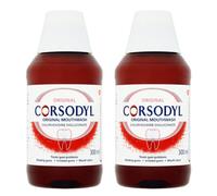 Corsodyl Mouthwash Alcohol Free Original 300ml Pack 2