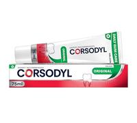 Corsodyl Original Toothpaste, Gum Care, Helps Prevent Bleeding Gums, 75 ml | Fluoride toothpaste, Helps prevent bleeding gums, Plaque removal, Daily gum care, Sodium bicarbonate formula