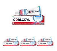 Corsodyl Toothpaste Complete Protection, Daily Gum Care, Extra Fresh for Healthy Gums and Strong Teeth, 75ml (Pack of 4)