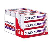 Corsodyl Ultra Clean Toothpaste, 12 x 75 ml | Fluoride toothpaste for bleeding gums, daily gum care, fresh breath, long lasting 12 pack supply