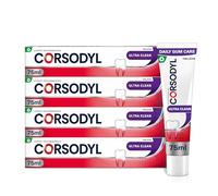 Corsodyl Toothpaste Multipack Ultra Clean, Daily Gum Care, 4x 75ml