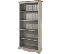 Corson Grey Mexican Pine Tall Bookcase