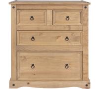 Corson Pine Mexican 2+2 Drawer Chest