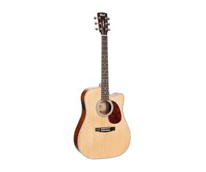 Cort 6 String Acoustic-Electric Guitar, Right Handed, Open Pore Natural (MR500E OP)
