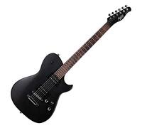 Cort 6 String Solid-Body Electric Guitar, Right, Satin Black, Full (MBM1SBLK)