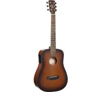 Cort Earth GO 3/4 Mini Dreadnought Open Pore Brown Burst