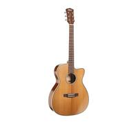 Cort Essence Series ES-OC4 Orchestra Model Cutaway Acoustic Electric Guitar, Natural Semi Gloss (OC4NSG)