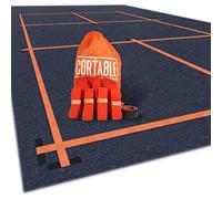 Cortable Temporary Pickleball Court Lines - The Original - Portable Pickleball Court Marking Kit, Lines for Outdoor or Indoor, No Measuring Needed