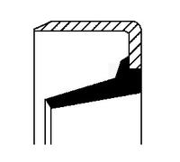 New Shaft Seal, differential AL78082