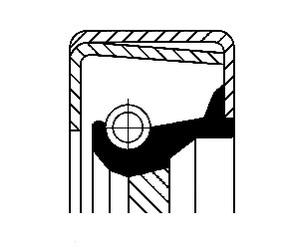 CORTECO 01020400B Shaft Seal, oil pump