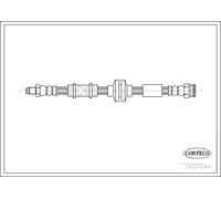 CORTECO 19034340 Brake hose