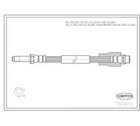 CORTECO 19036133 Brake Hose for MERCEDES-BENZ,VW