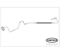 CORTECO 49420929 Brake Hose for CITRO?N,DS,PEUGEOT