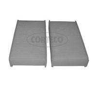CORTECO 80004359 Cabin Filter 165mm Length 30mm Height Replacement Fits BMW X3