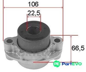 CORTECO CONTROL/TRAILING ARM MOUNTING 80001520 FOR RENAULT