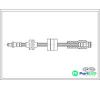 CORTECO FRONT BRAKE HOSE 19018150 FOR FIAT