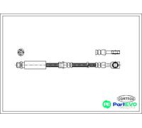 CORTECO FRONT BRAKE HOSE 19032113 FOR OPEL SAAB
