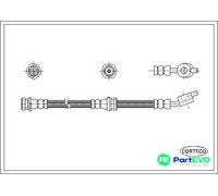 CORTECO FRONT RIGHT BRAKE HOSE 19032238 FOR NISSAN