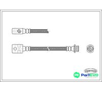 CORTECO FRONT RIGHT BRAKE HOSE 19032357 FOR NISSAN