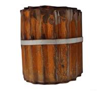 Corten Steel Lawn Edging 6m Wavy Garden Border Flexible Trim Multi Heights | Easy to install with safe folded edges Suits flower beds lawn borders sidewalks Adjustable for custom garden layouts
